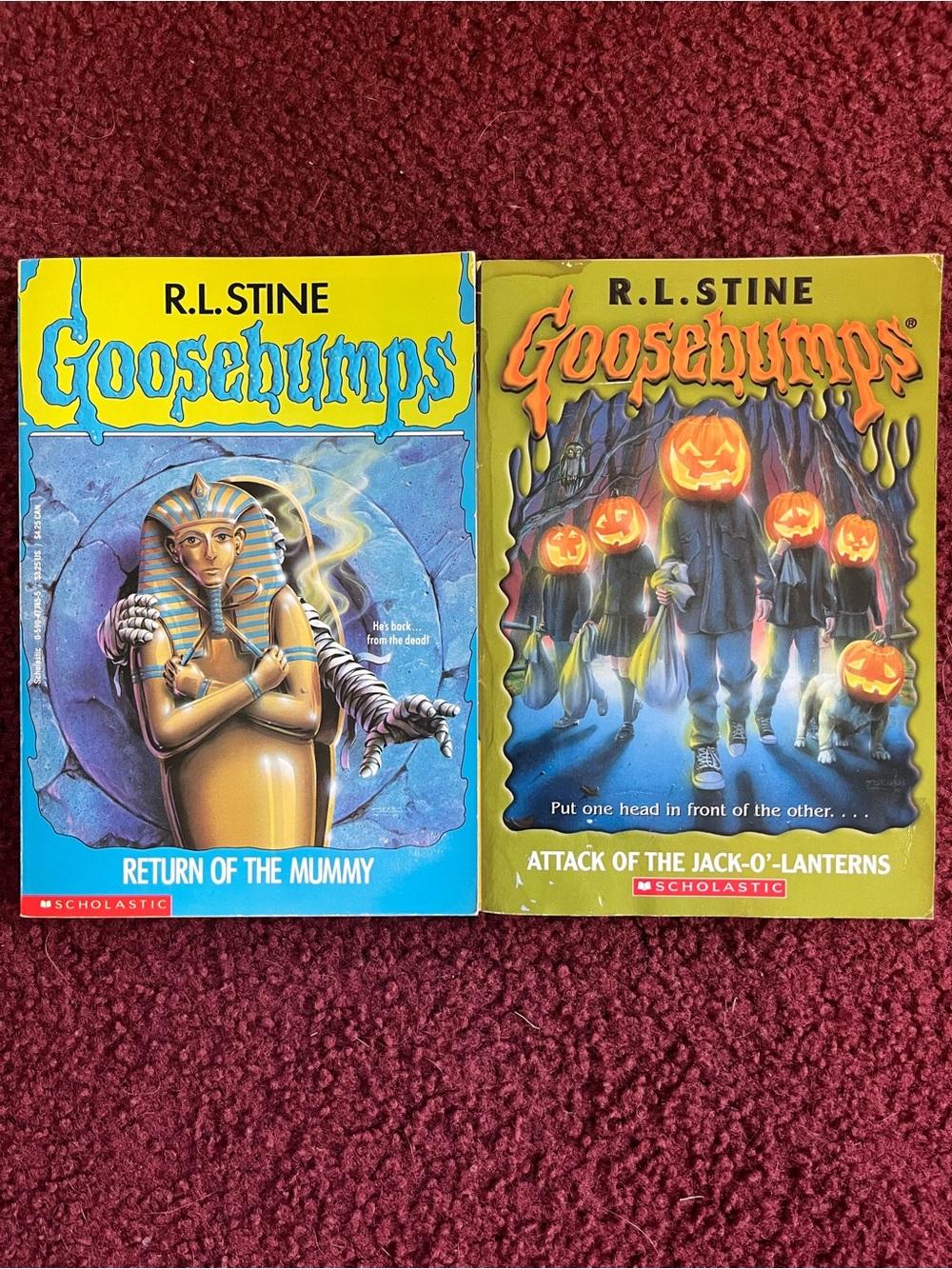 Vintage Goosebumps Books